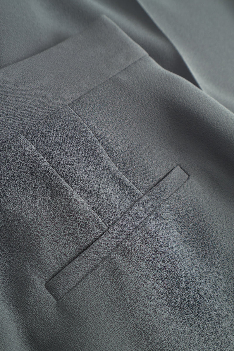 MKDT Studio Petra Crepe Georgette Pants ANTHRACIT