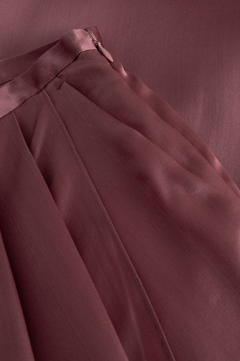 MKDT Studio Phaedra-atelier Silk Pants BERRY