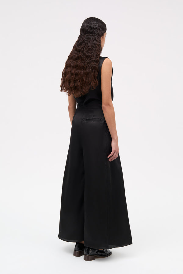 MKDT Studio Phaedra-atelier Silk Pants BLACK