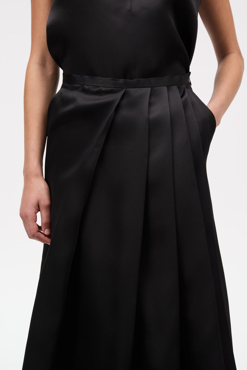 MKDT Studio Phaedra-atelier Silk Pants BLACK