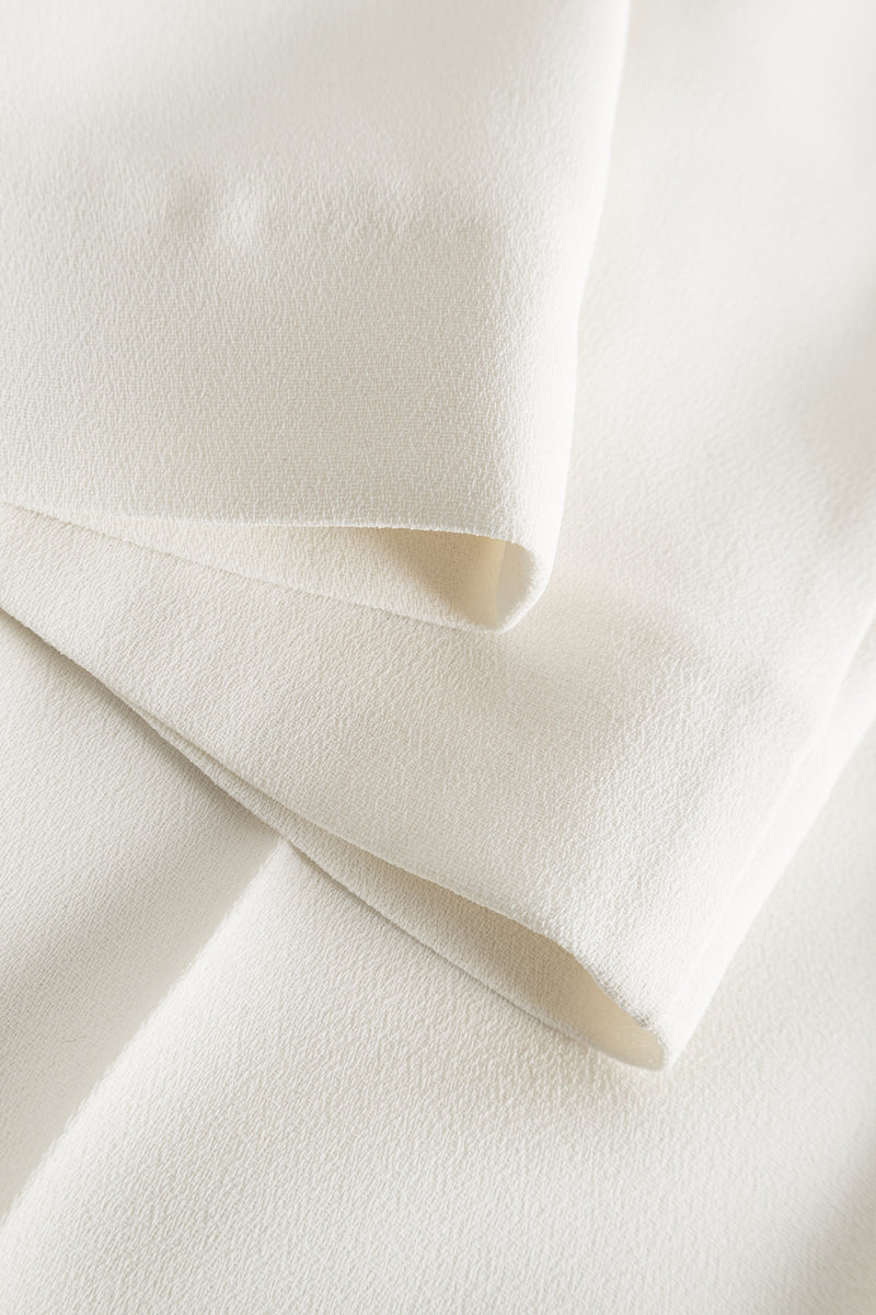 Mark Kenly Domino Tan Phoenix Crepe Georgette Pants IVORY