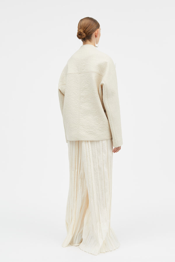 Mark Kenly Domino Tan Pinola-atelier Pleated Cotton Tech Pants BABYS BREATH