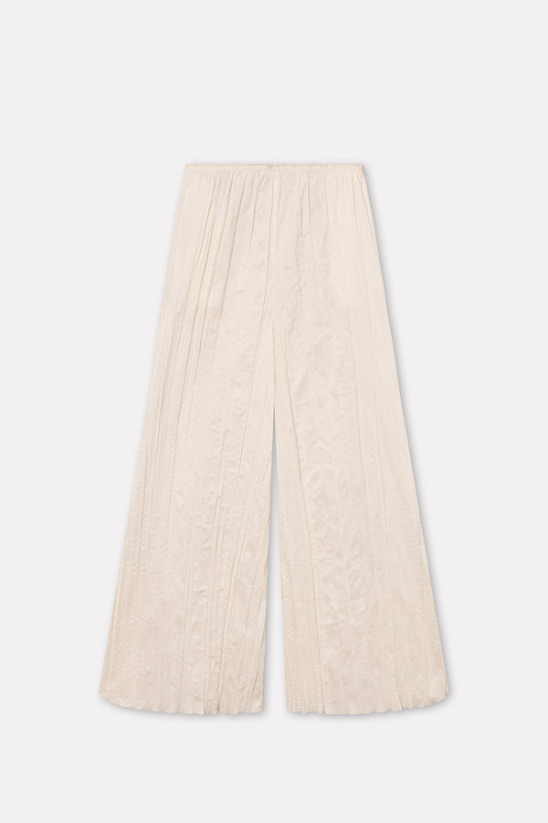 Mark Kenly Domino Tan Pinola-atelier Pleated Cotton Tech Pants BABYS BREATH