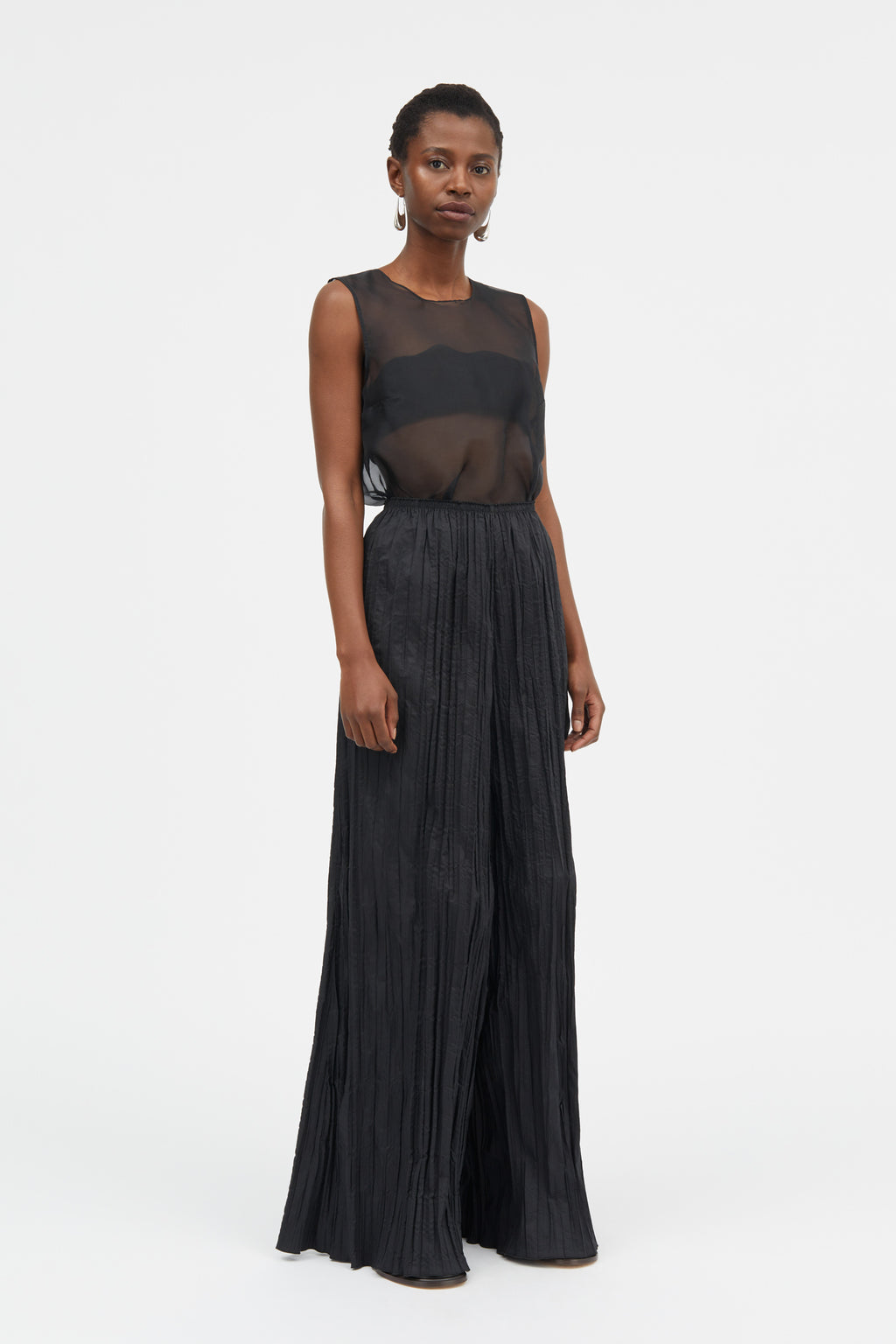 ボトムスその他 MKDT Studio Atelier Pasa black trousers in silk and wool Max Studio Stretch Woven Trousers Black at Amazon Women's