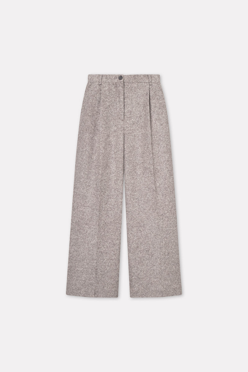 MKDT Studio Pirka Knitted Wool Pants MINK MELANGE
