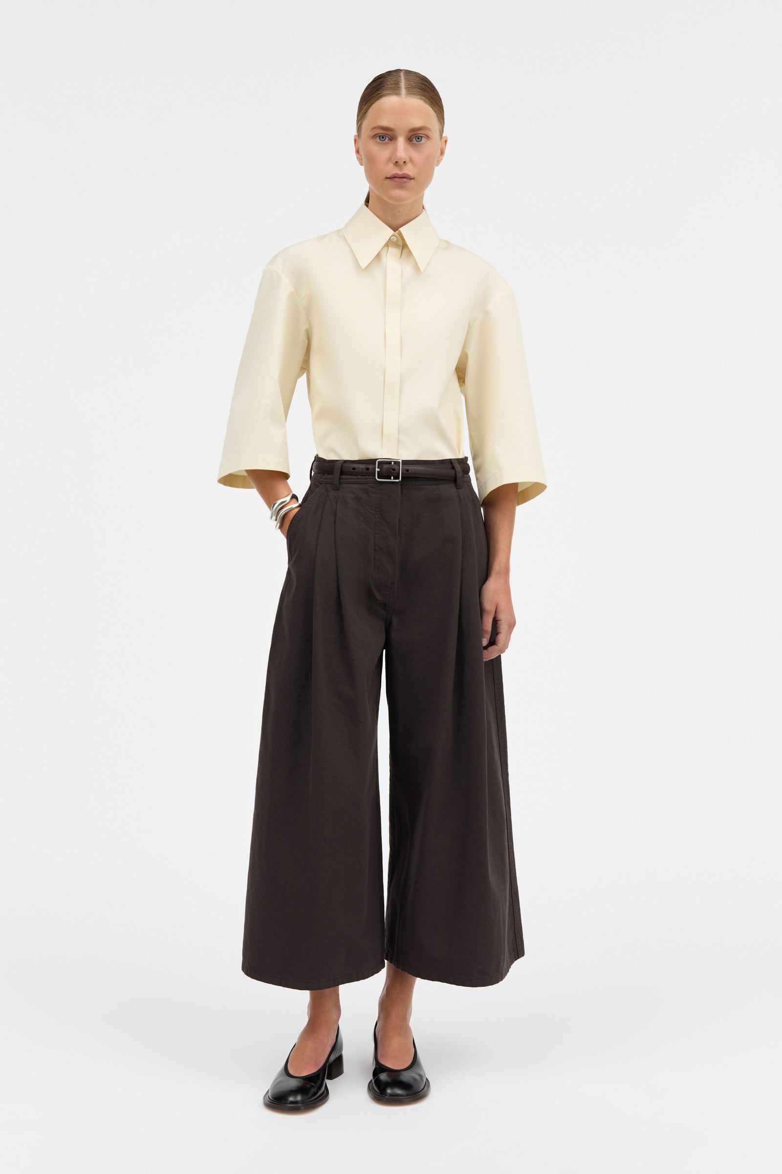 MKDT Studio Pivella Pants Pants DARK BROWN