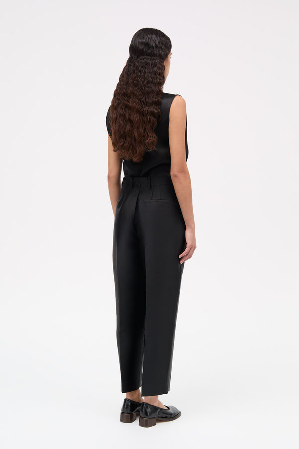 MKDT Studio Plie-atelier Silk Tech Pants BLACK