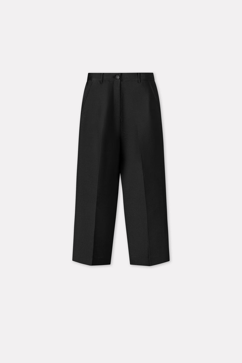 MKDT Studio Plie-atelier Silk Tech Pants BLACK