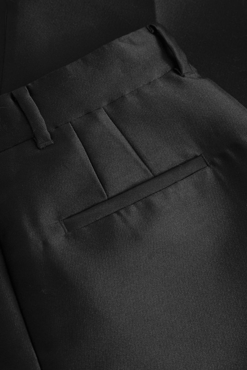 MKDT Studio Plie-atelier Silk Tech Pants BLACK