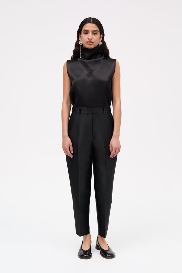 MKDT Studio Plie-atelier Silk Tech Pants BLACK