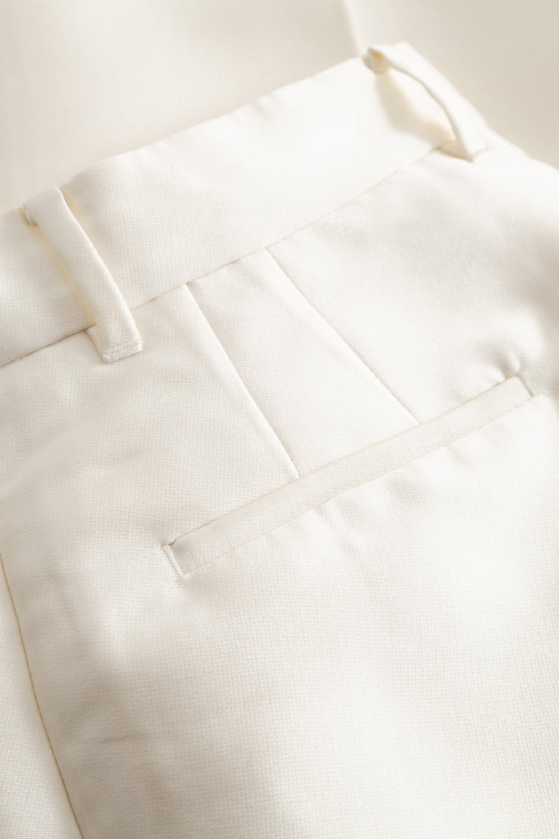 MKDT Studio Plie-atelier Silk Tech Pants IVORY