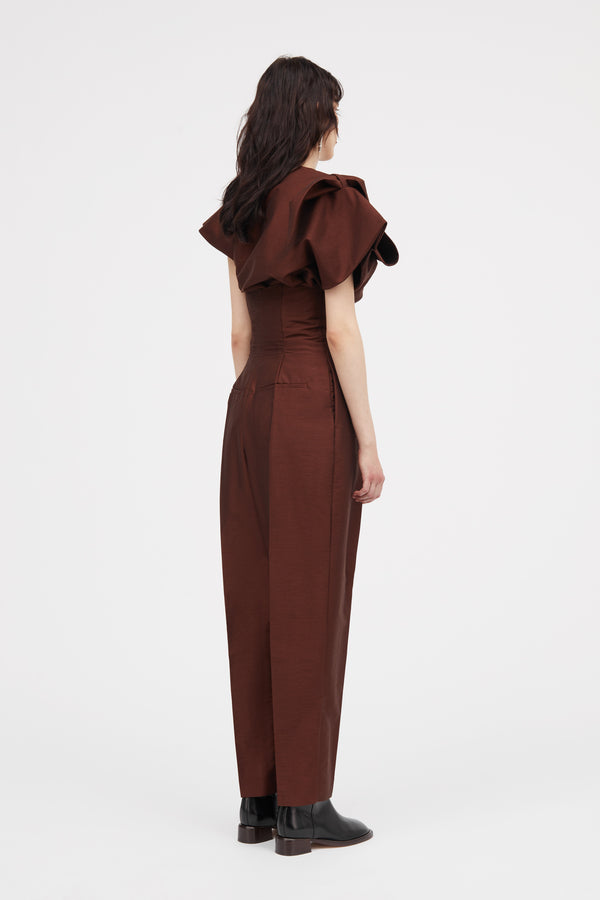 MKDT Studio Praema-atelier Wool Tech Pants RUBY