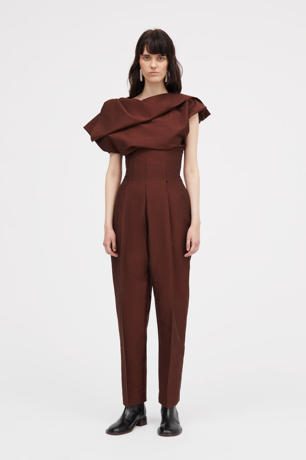 MKDT Studio Praema-atelier Wool Tech Pants RUBY