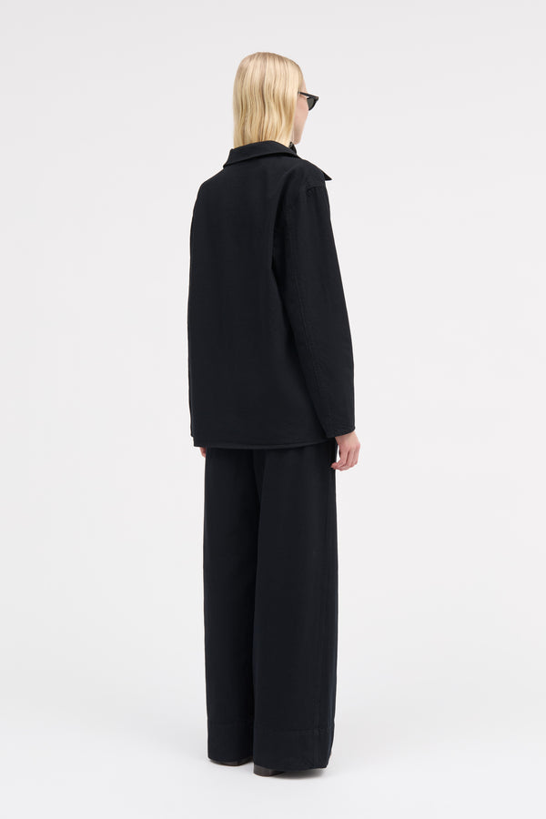 MKDT Studio Prairie Cotton Twill Pants BLACK