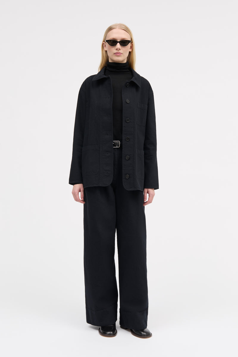 MKDT Studio Prairie Cotton Twill Pants BLACK