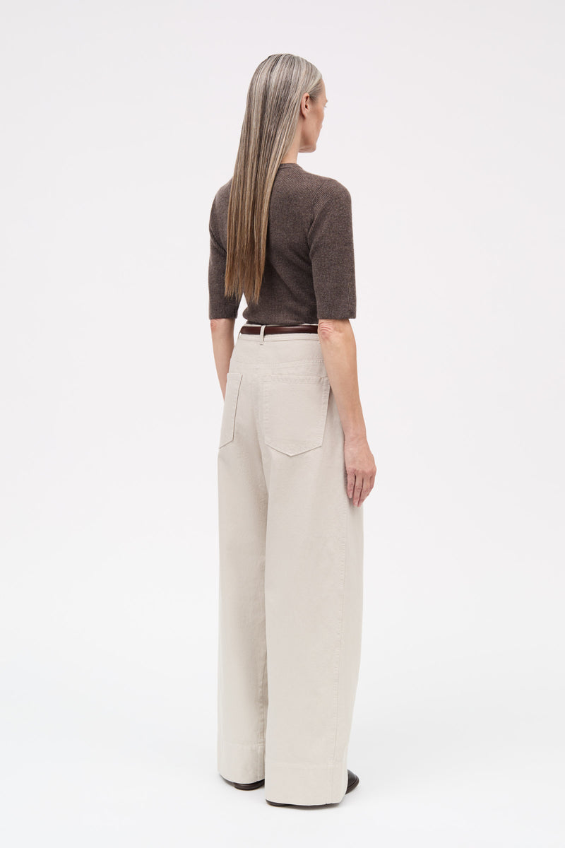 MKDT Studio Prairie Cotton Twill Pants STONE GREY