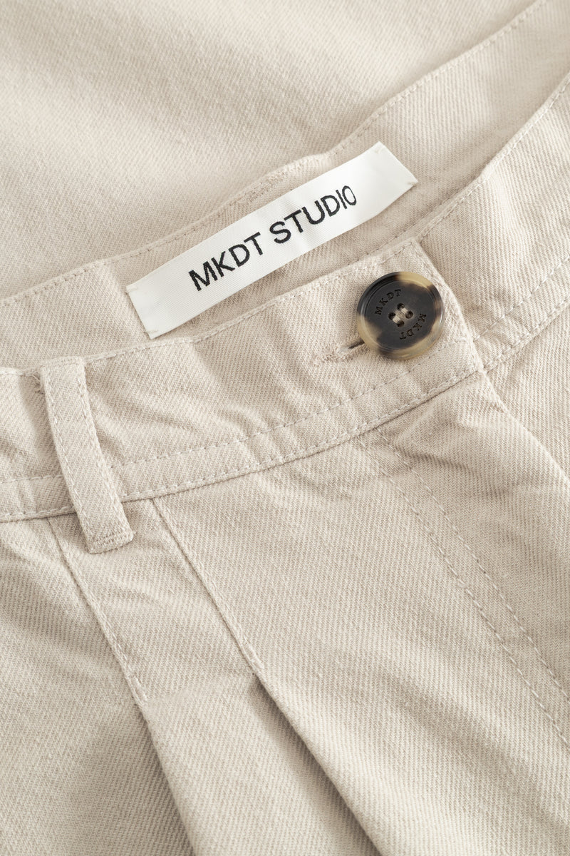 MKDT Studio Prairie Cotton Twill Pants STONE GREY