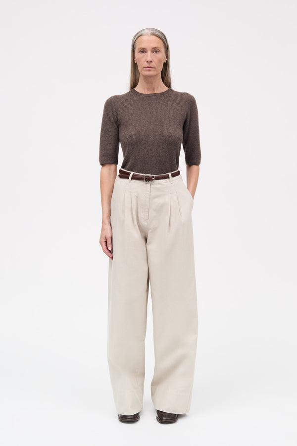 MKDT Studio Prairie Cotton Twill Pants STONE GREY