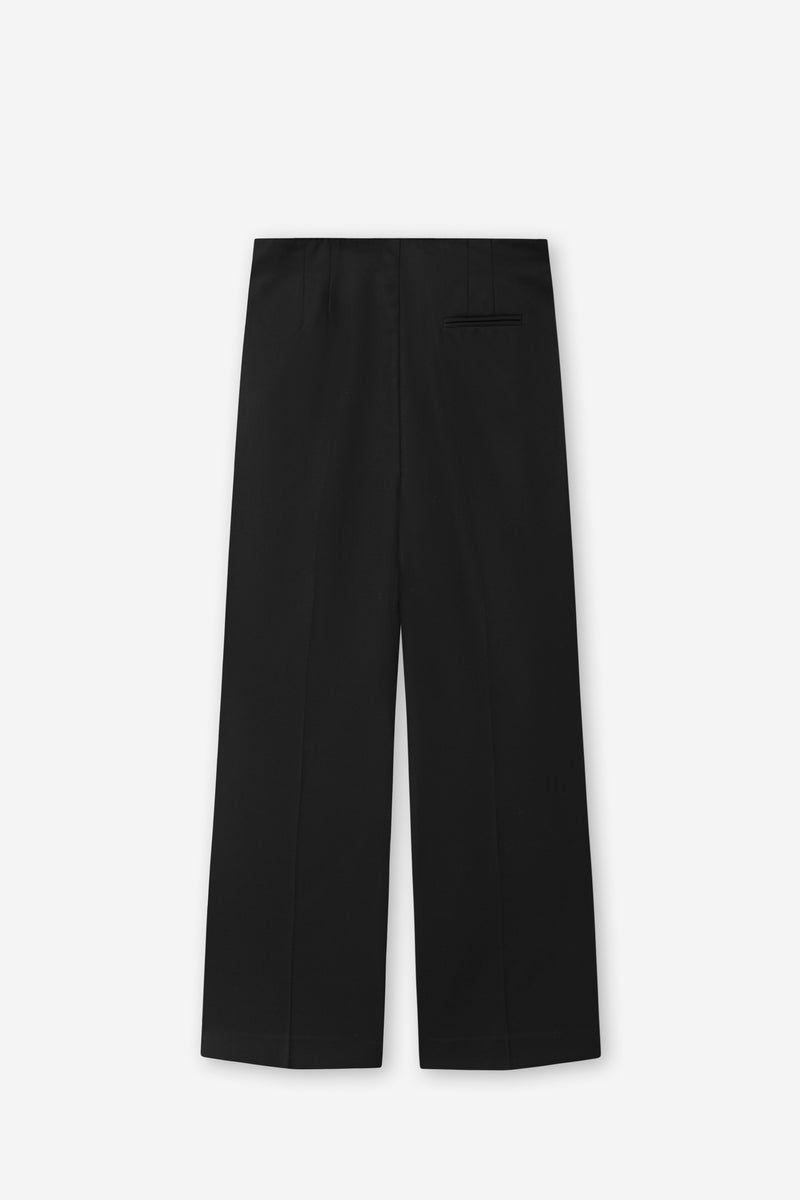 MKDT Studio Priska Eco Wool Twill Pants BLACK