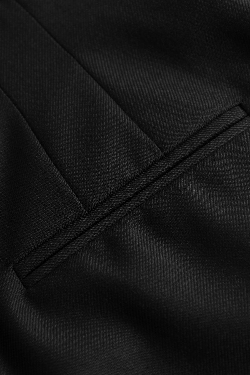 MKDT Studio Priska Eco Wool Twill Pants BLACK