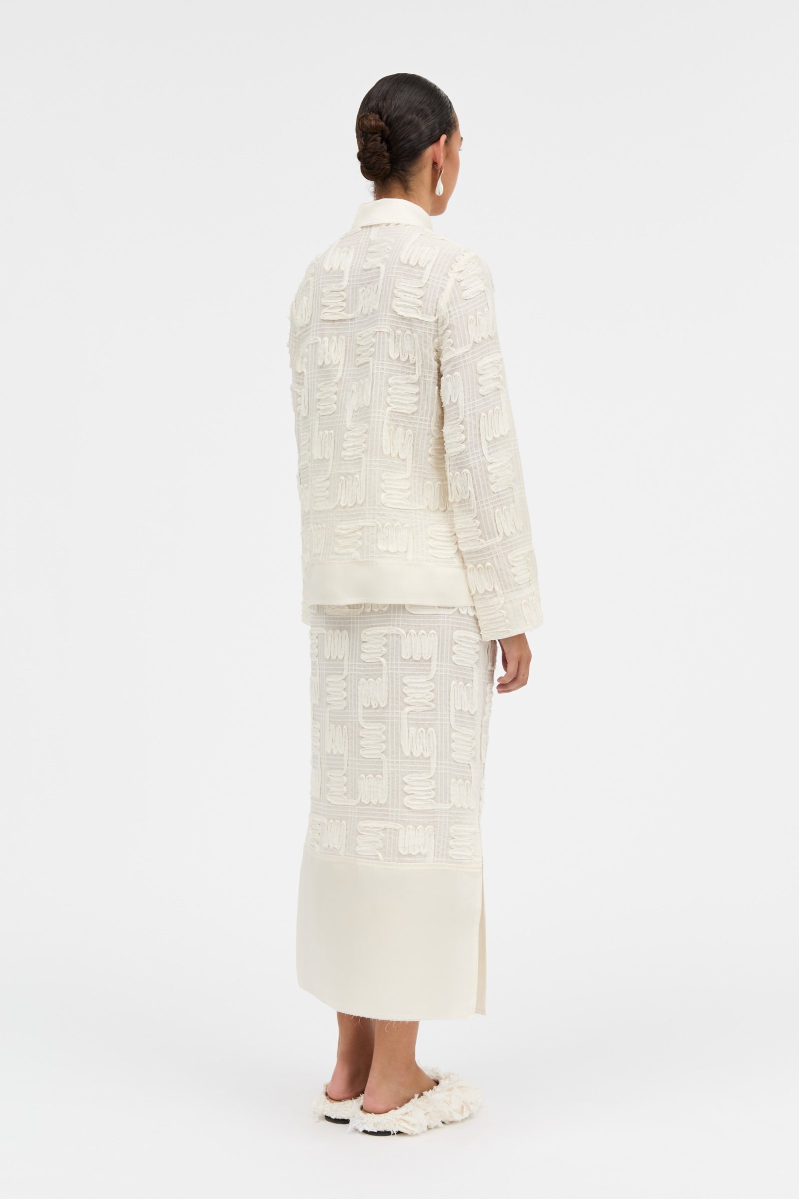 MKDT Studio SAKO RAMIE Shirts IVORY
