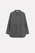 MKDT Studio SEBASTIANA COTTON POPLIN Shirts GREY MELANGE