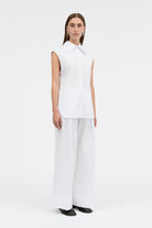 MKDT Studio SOMI MKDT SIGNATUREPOPLIN Shirts WHITE