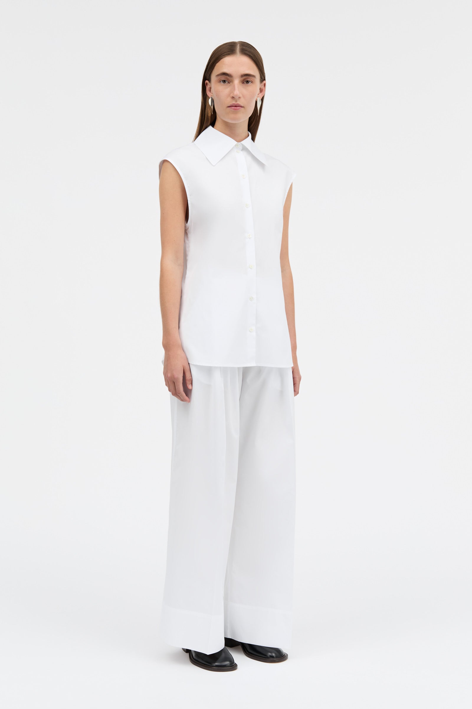 MKDT Studio SOMI MKDT SIGNATUREPOPLIN Shirts WHITE
