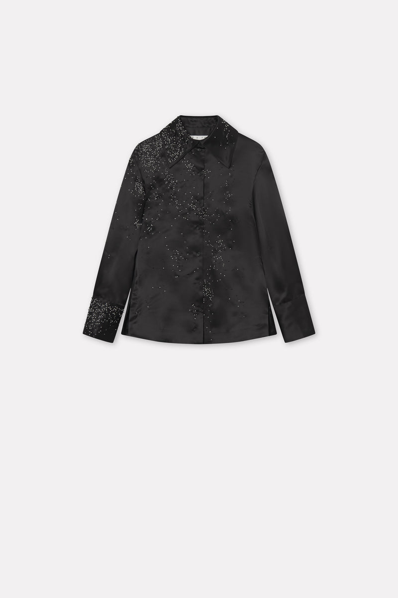 MKDT Studio Sall-atelier Silk Shirts BLACK