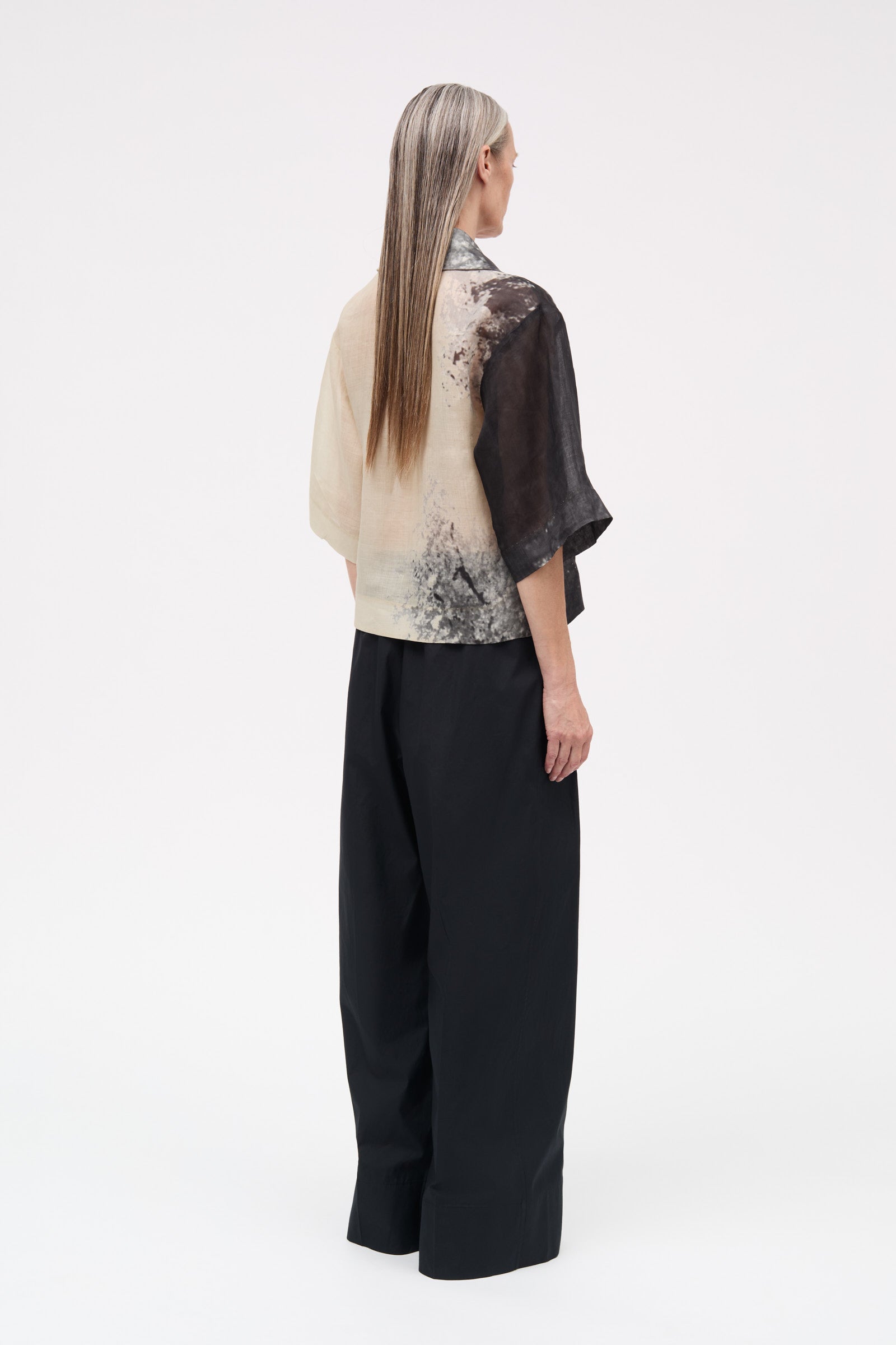 MKDT Studio Seraphina Light Ramie Blouses DUST BLOW PRINT