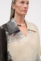 MKDT Studio Seraphina Light Ramie Blouses DUST BLOW PRINT