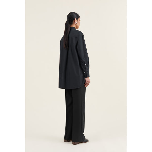Mark Kenly Domino Tan Sevasti Poplin Shirts BLACK