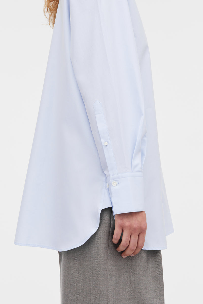 Mark Kenly Domino Tan Sevasti Poplin Shirts LIGHT BLUE