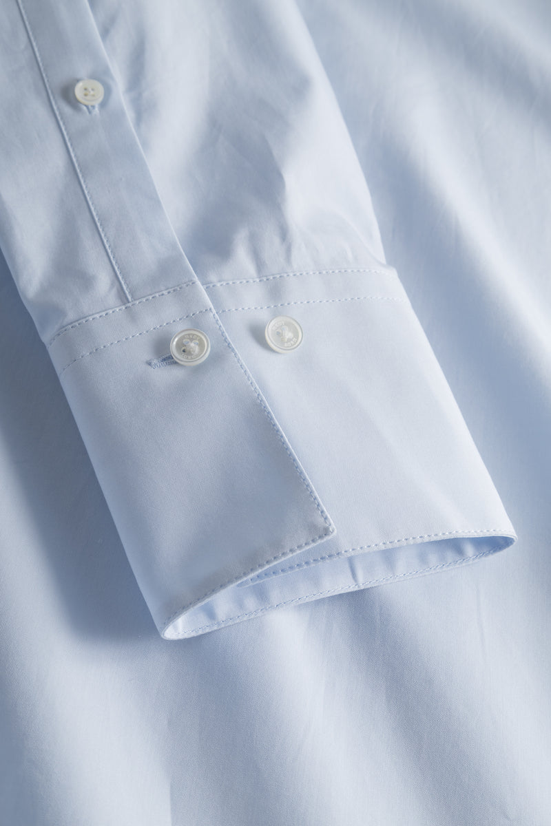 Mark Kenly Domino Tan Sevasti Poplin Shirts LIGHT BLUE