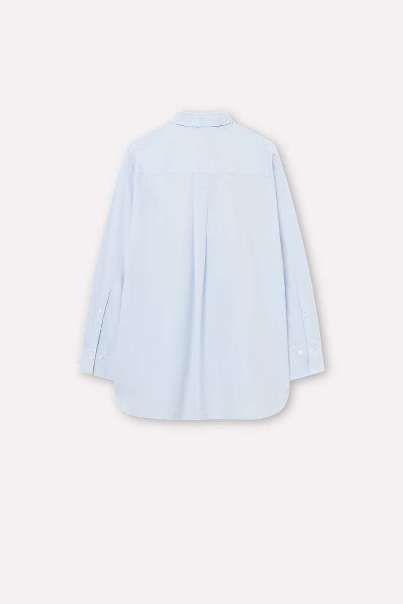 Mark Kenly Domino Tan Sevasti Poplin Shirts LIGHT BLUE