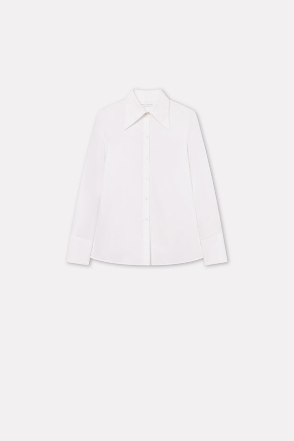 Mark Kenly Domino Tan Simi Poplin Shirts WHITE