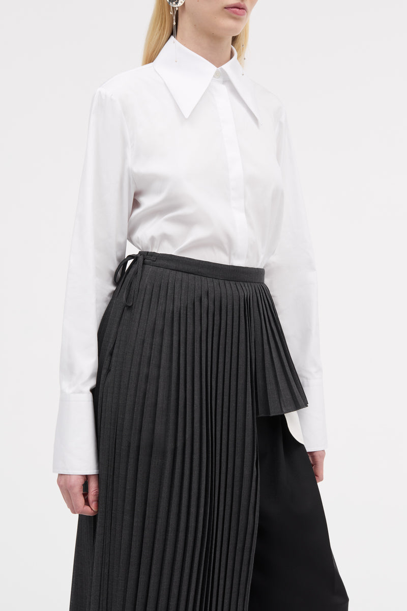 MKDT Studio Siobhan Mkdt Signaturepoplin Shirts WHITE