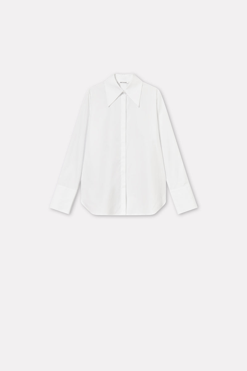 MKDT Studio Siobhan Mkdt Signaturepoplin Shirts WHITE