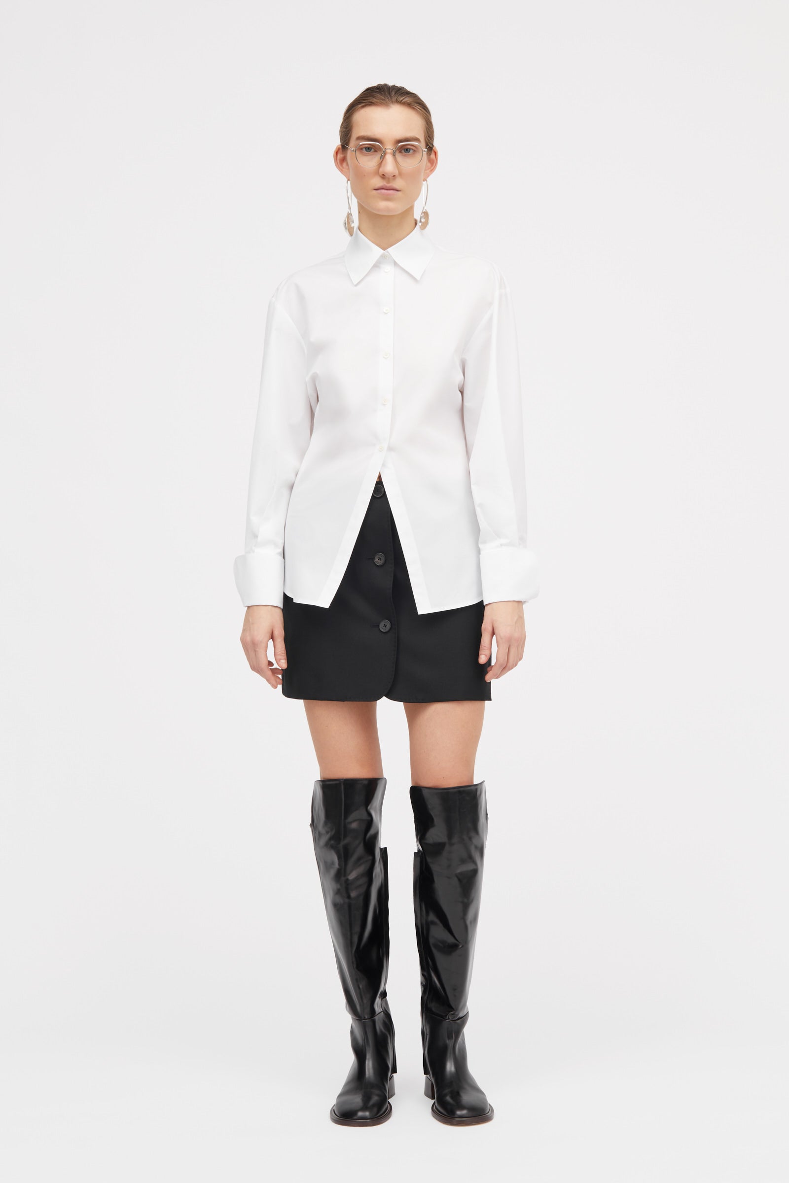 MKDT Studio Sita Poplin Shirts WHITE