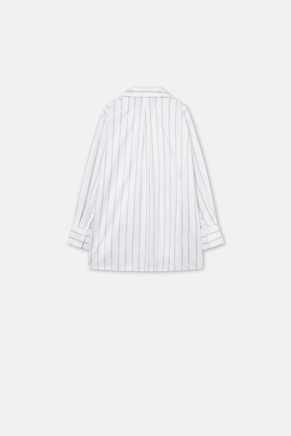 Mark Kenly Domino Tan Solin Cotton Dobby Shirts MOSS/WHITE