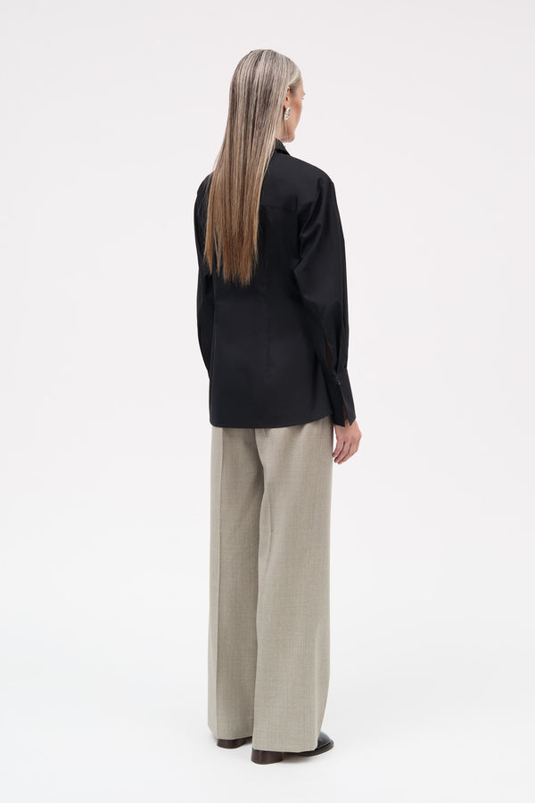 MKDT Studio Sonora Mkdt Signaturepoplin Shirts BLACK