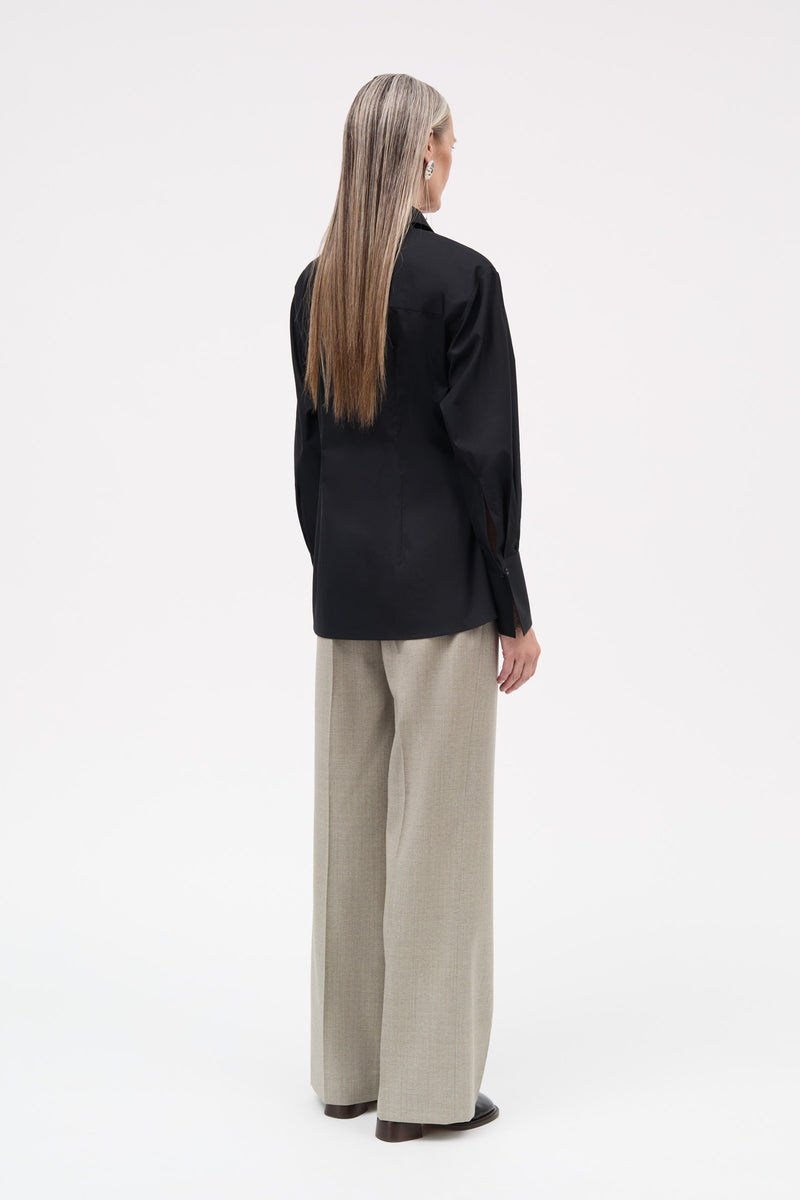 MKDT Studio Sonora Mkdt Signaturepoplin Shirts BLACK