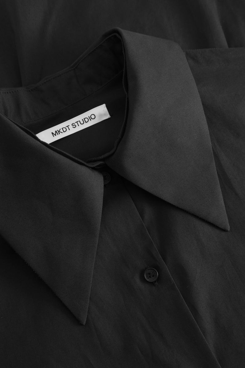 MKDT Studio Sonora Mkdt Signaturepoplin Shirts BLACK