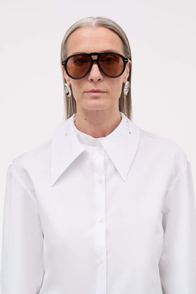 MKDT Studio Sonora Mkdt Signaturepoplin Shirts WHITE