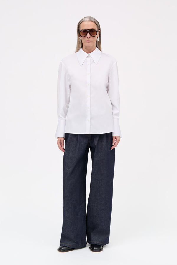 MKDT Studio Sonora Mkdt Signaturepoplin Shirts WHITE