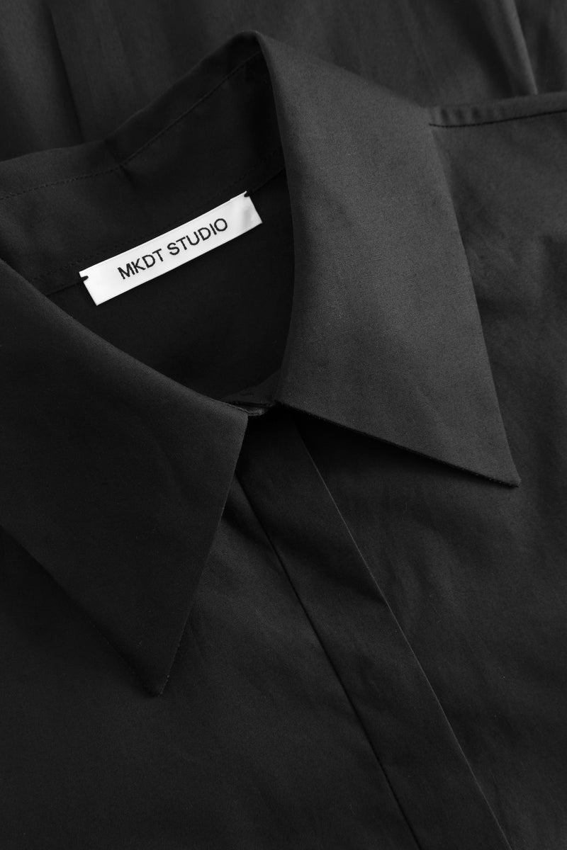 MKDT Studio Suki Mkdt Signaturepoplin Shirts BLACK