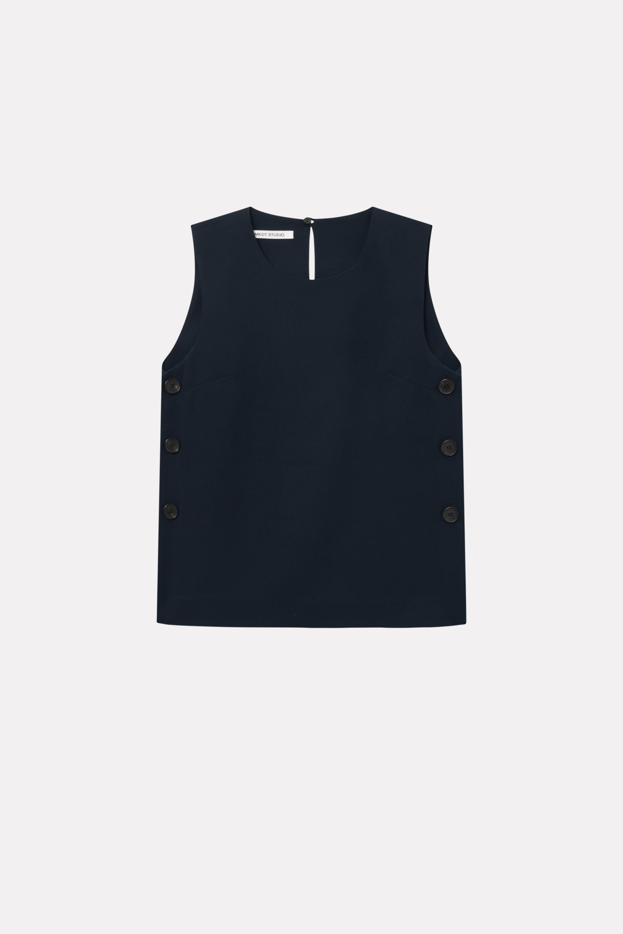 MKDT Studio TENA CREPE GEORGETTE Shirts NAVY