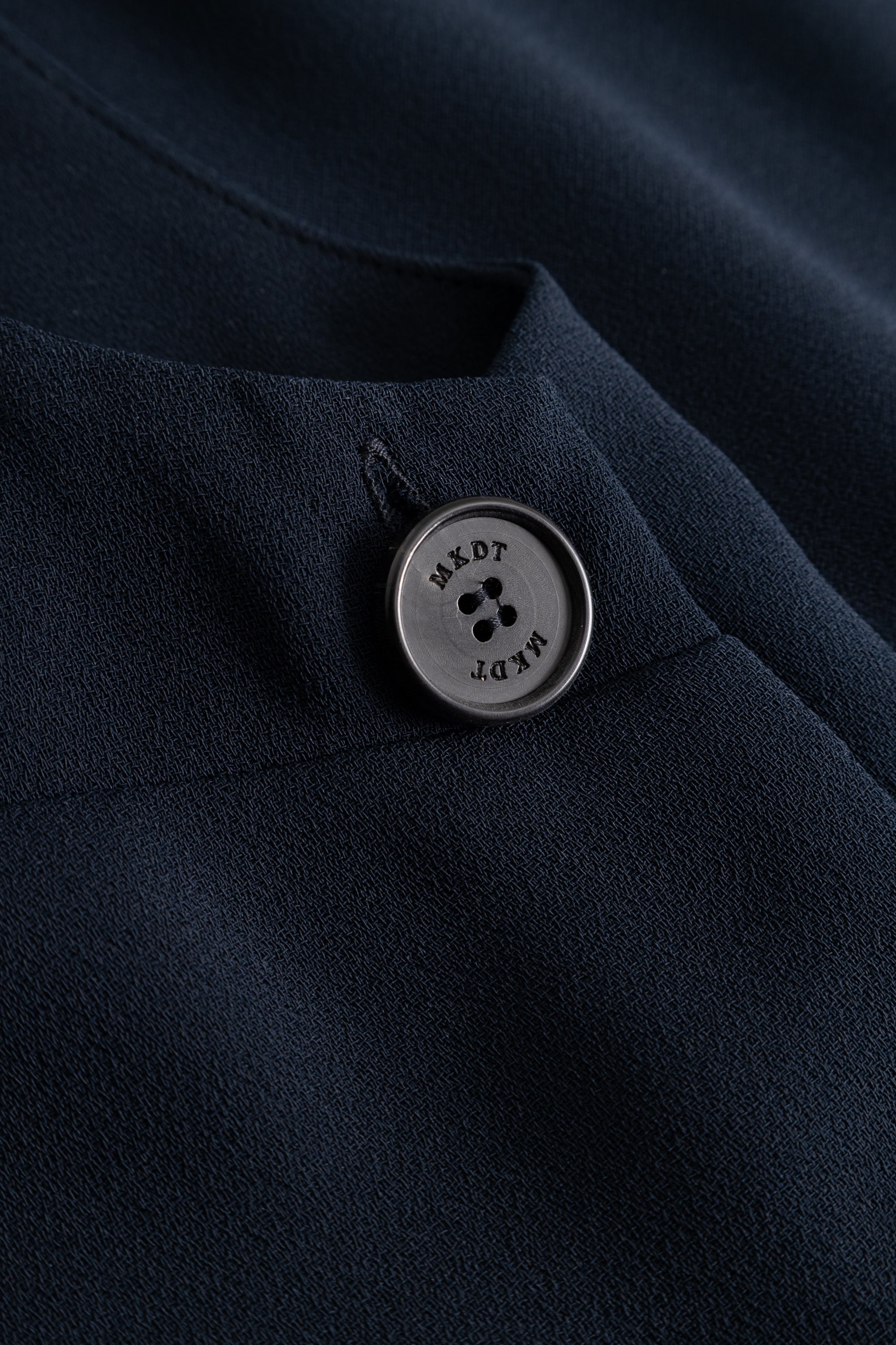 MKDT Studio TENA CREPE GEORGETTE Tops NAVY