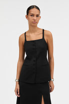 MKDT Studio TRUE SOFT WOOL Blouses BLACK