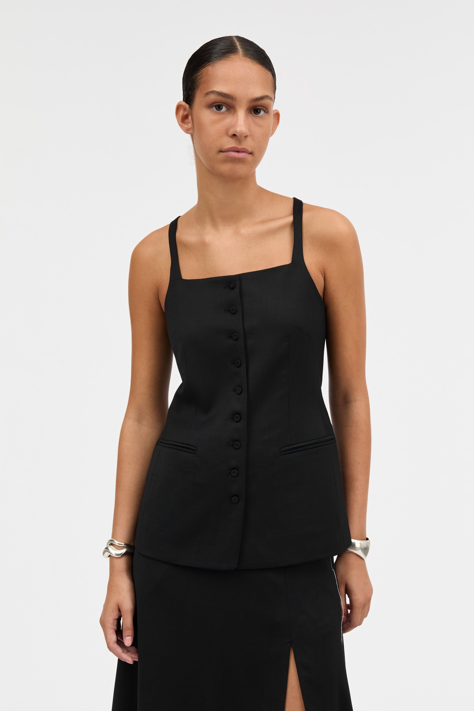 MKDT Studio TRUE SOFT WOOL Blouses BLACK